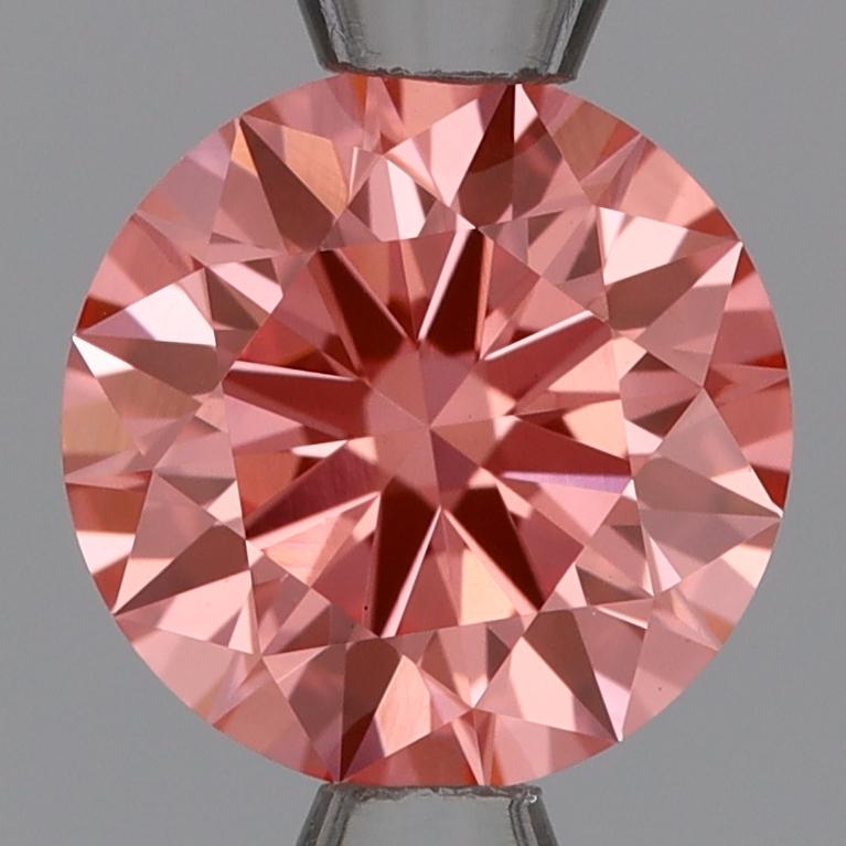 1.06 Ct. Fancy Vivid Pink Round Lab Grown Diamond