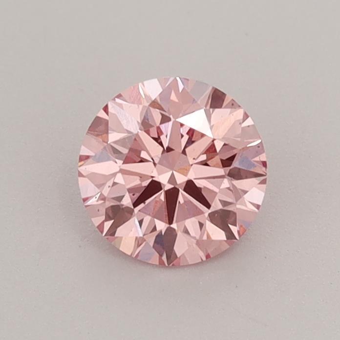 0.50 Ct. Fancy Intense Pink Round Lab Grown Diamond