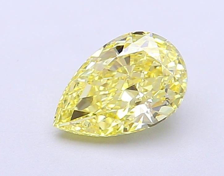 1.06 Ct. Fancy Fancy Yellow Pear Lab Grown Diamond