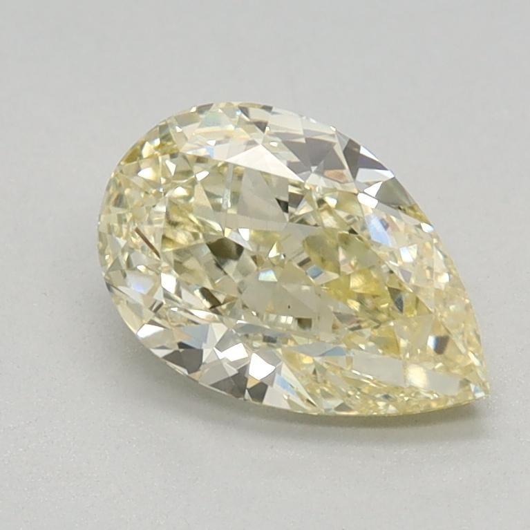 0.81 Ct. Fancy Light Yellow Pear Lab Grown Diamond