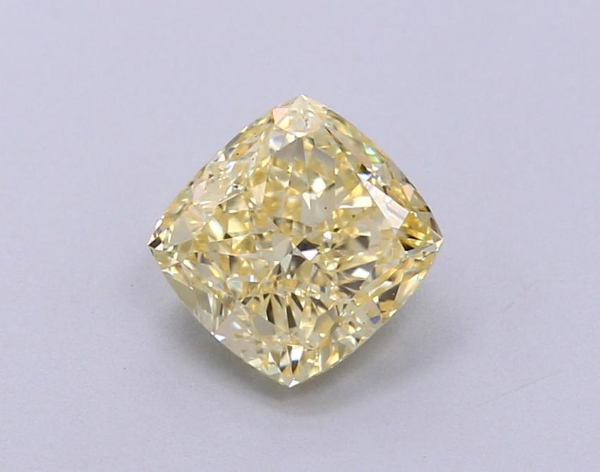 1.01 Ct. Fancy Fancy Yellow Cushion Lab Grown Diamond