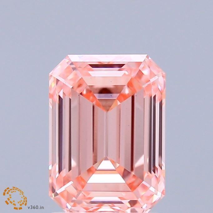 2.05 Ct. Fancy Intense Pink Emerald Lab Grown Diamond