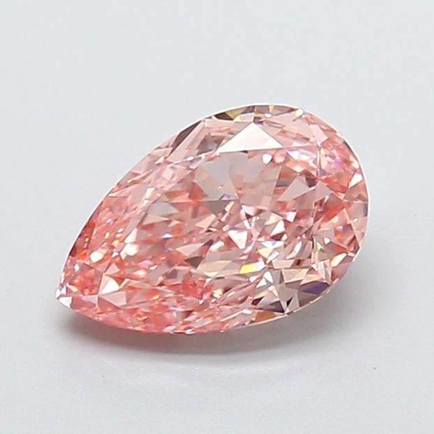 2.07 Ct. Fancy Vivid Pink Pear Lab Grown Diamond