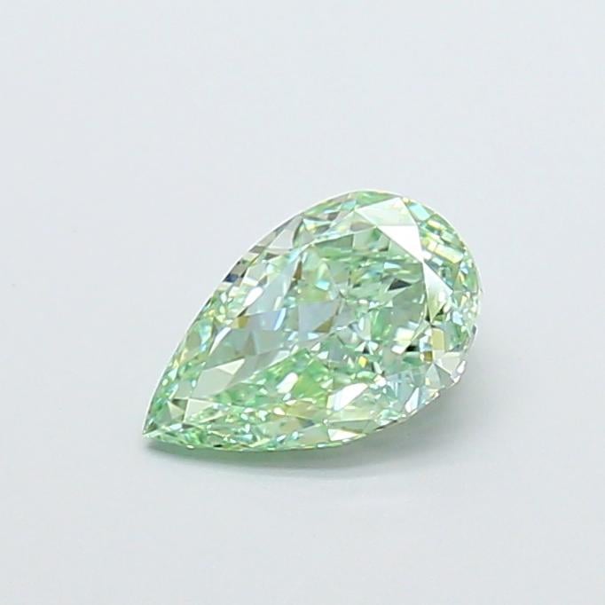 1.74 Ct. Fancy Vivid  Green Pear Lab Grown Diamond