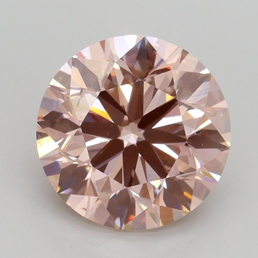 2.40 Ct. Fancy Intense Pink Round Lab Grown Diamond