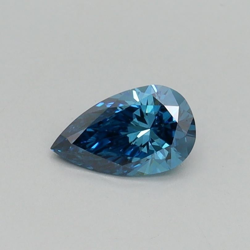 0.34 Ct. Fancy Vivid Blue Pear Lab Grown Diamond