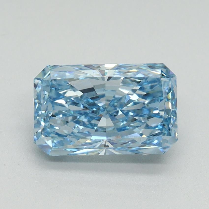 2.00 Ct. Fancy Vivid Blue Radiant Lab Grown Diamond