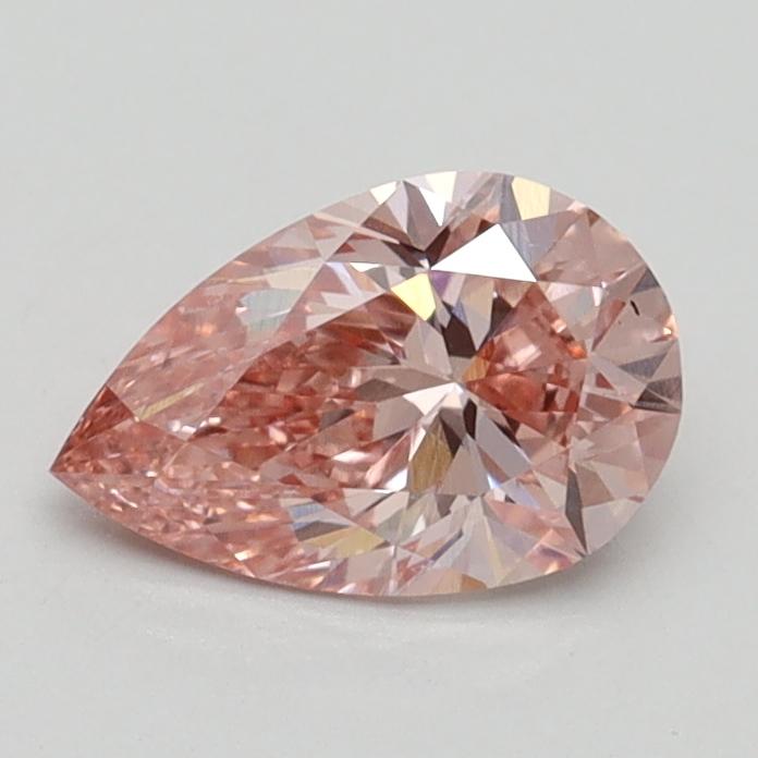 0.80 Ct. Fancy Intense Pink Pear Lab Grown Diamond