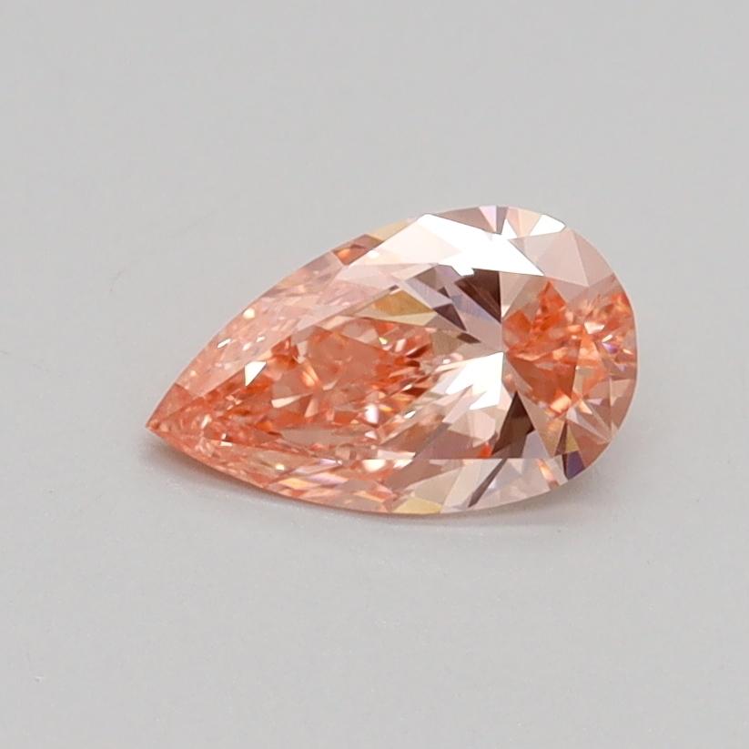 0.50 Ct. Fancy Intense Pink Pear Lab Grown Diamond