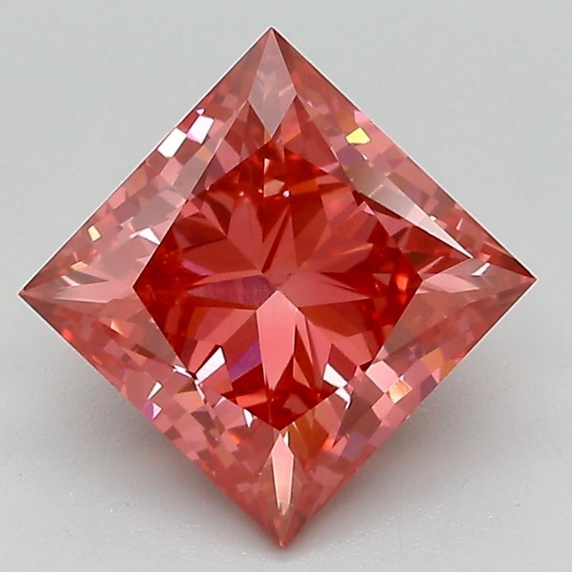 2.58 Ct. Fancy Vivid  Pink Princess Lab Grown Diamond