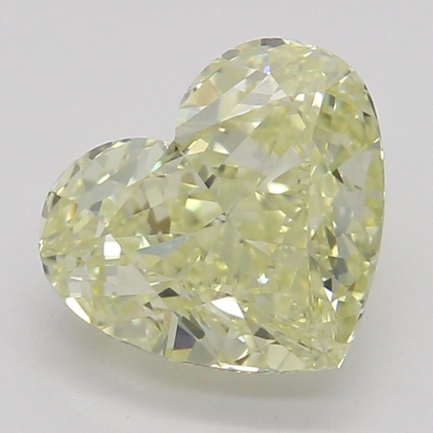 1.11 Ct. Fancy Light Yellow Heart Diamond