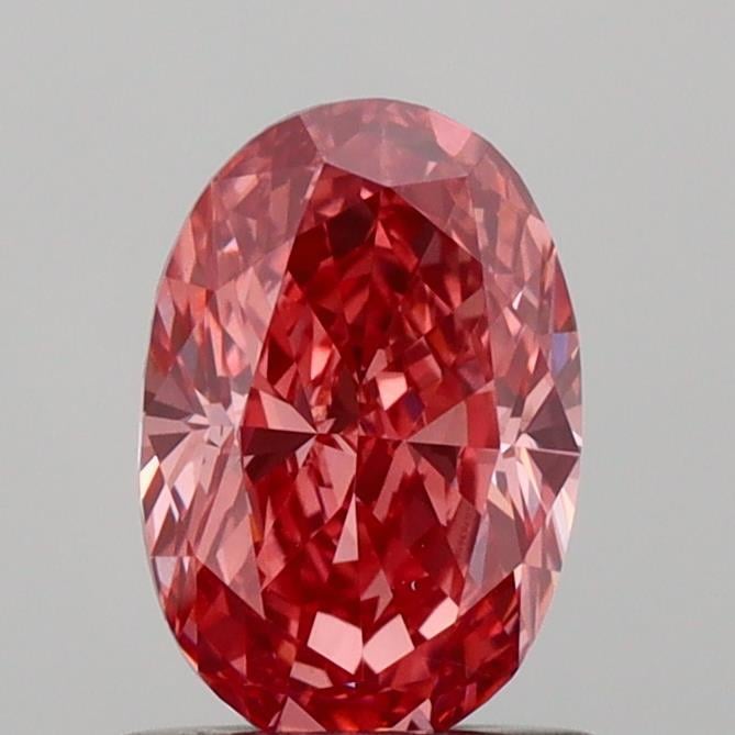 1.01 Ct. Fancy Vivid  Pink Oval Lab Grown Diamond