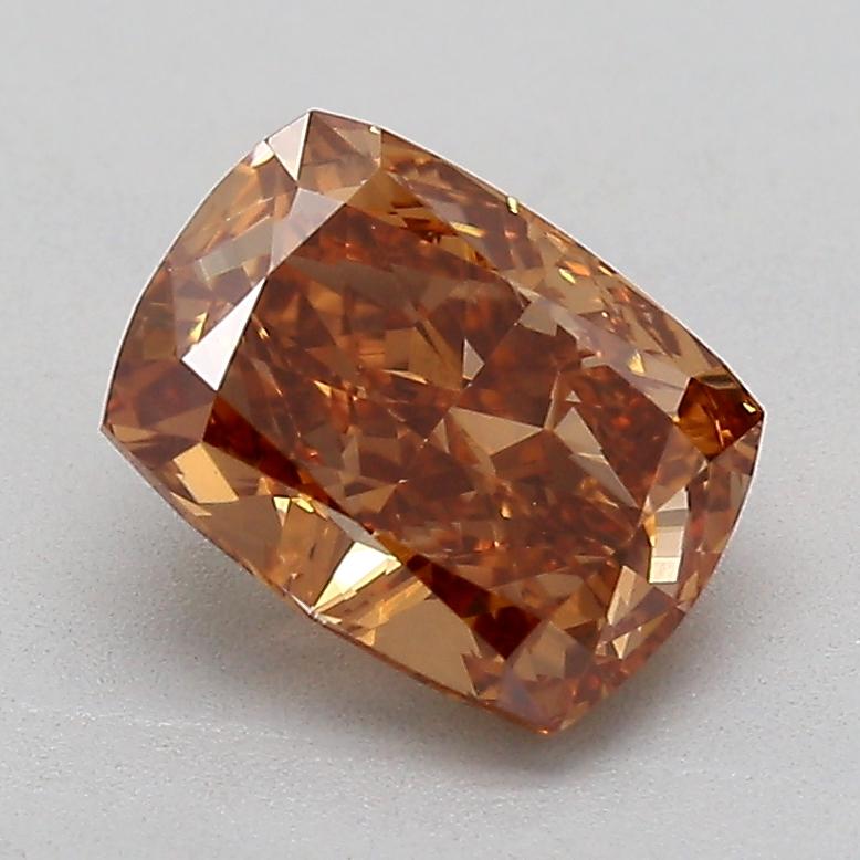 1.15 Ct. Fancy  Brown Cushion Lab Grown Diamond