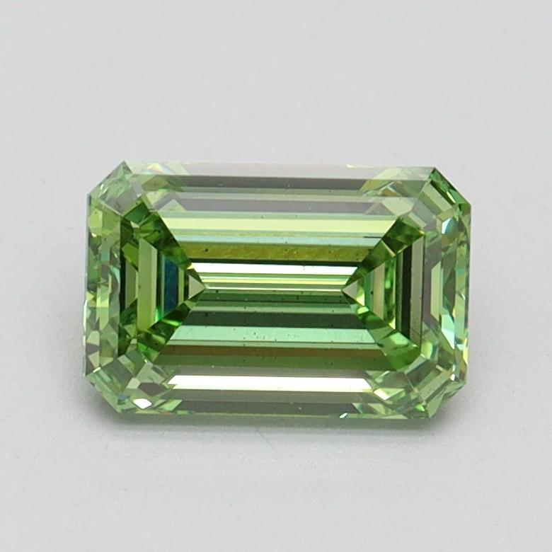 1.09 Ct. Fancy Vivid Green Emerald Lab Grown Diamond