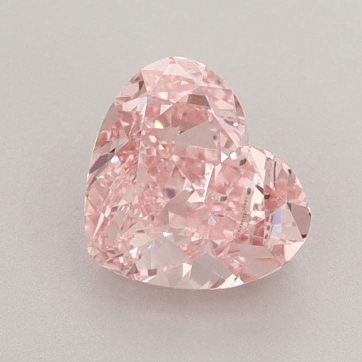 1.27 Ct. Fancy Vivid  Pink Heart Lab Grown Diamond