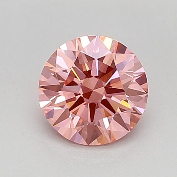 1.06 Ct. Fancy Vivid Pink Round Lab Grown Diamond