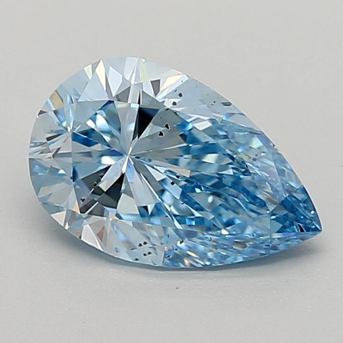 1.50 Ct. Fancy Vivid  Blue Pear Lab Grown Diamond