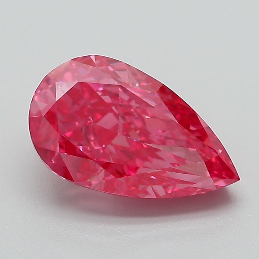 2.05 Ct. Fancy Vivid Pink Pear Lab Grown Diamond