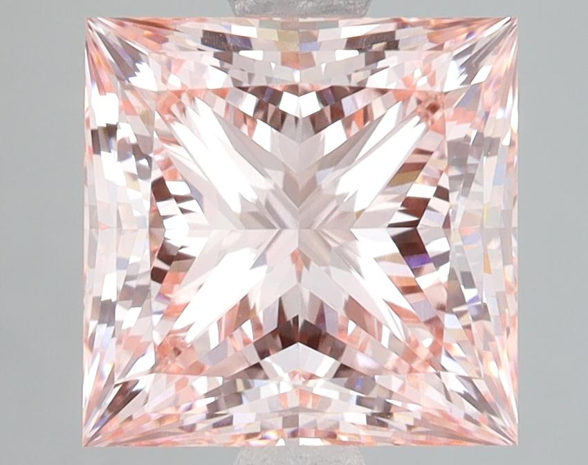 4.00 Ct. Fancy Intense Pink Princess Lab Grown Diamond
