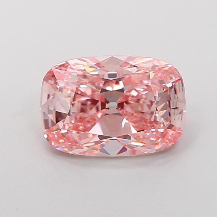 3.50 Ct. Fancy Intense Pink Cushion Lab Grown Diamond