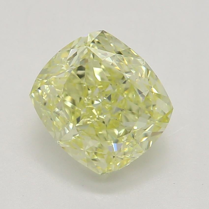1.01 Ct. Fancy Light Yellow Cushion Diamond