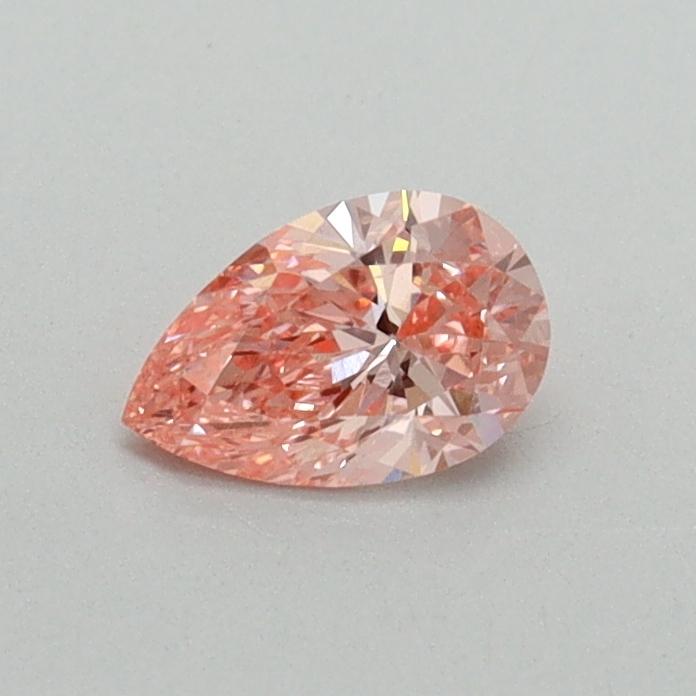 0.33 Ct. Fancy Vivid Pink Pear Lab Grown Diamond