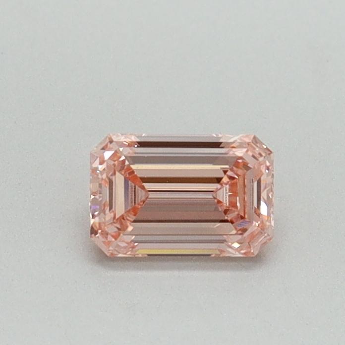 0.35 Ct. Fancy Intense Pink Emerald Lab Grown Diamond