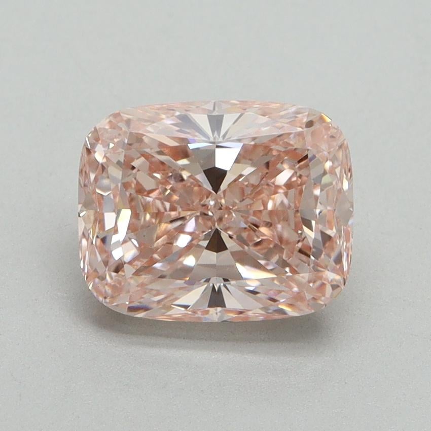 2.07 Ct. Fancy Intense Pink Cushion Lab Grown Diamond