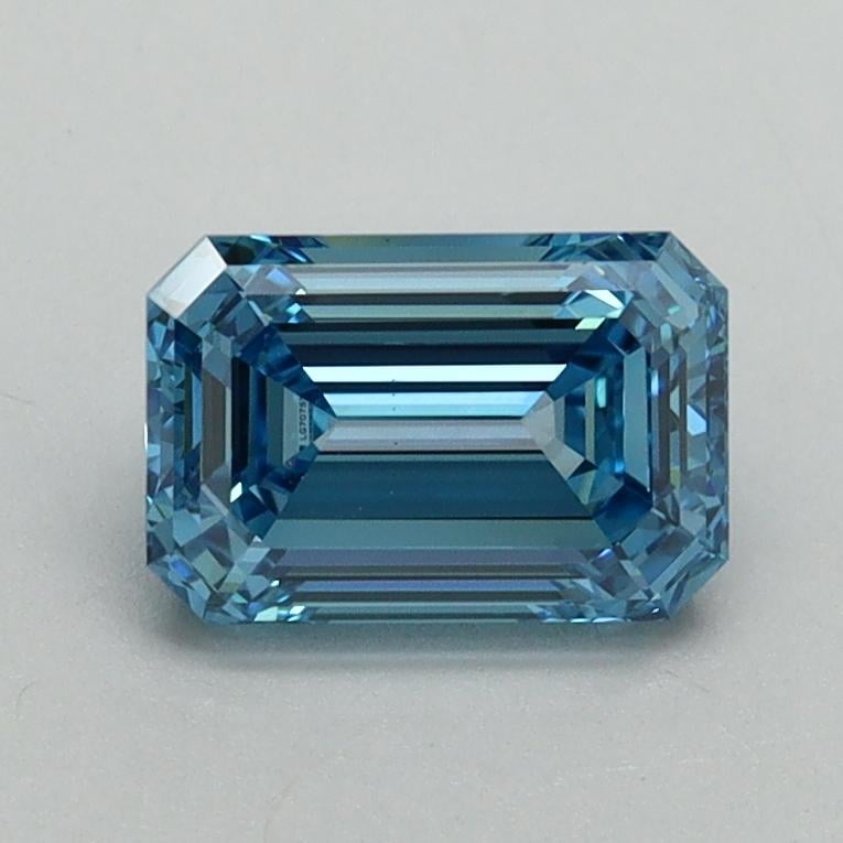 1.09 Ct. Fancy Vivid Blue Emerald Lab Grown Diamond