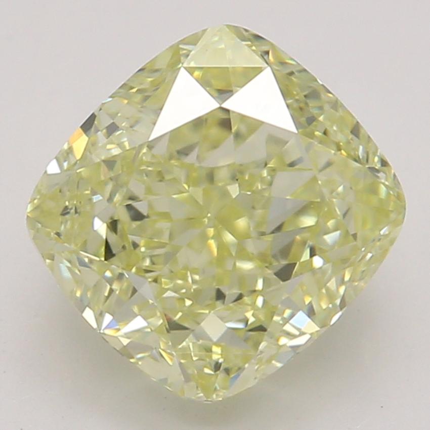 1.50 Ct. Fancy Light Yellow Cushion Diamond