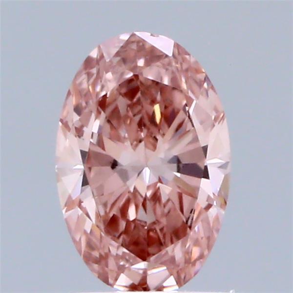 0.52 Ct. Fancy Vivid Pink Oval Lab Grown Diamond