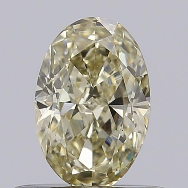 0.51 Ct. Fancy Yellow Oval Lab Grown Diamond