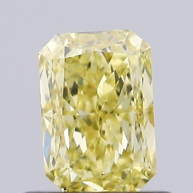 0.72 Ct. Fancy Intense Yellow Radiant Lab Grown Diamond