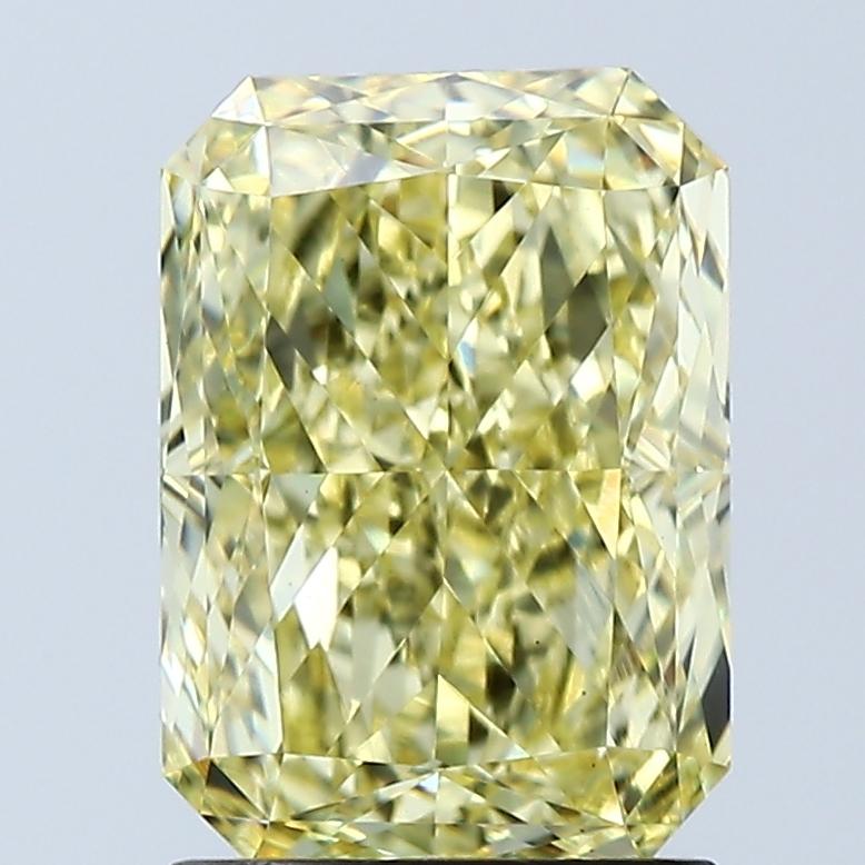 2.03 Ct. Fancy Vivid Yellow Radiant Lab Grown Diamond