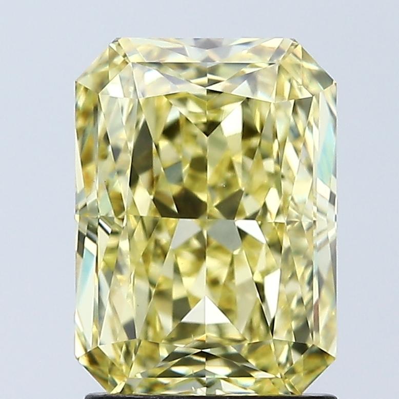 2.09 Ct. Fancy Vivid Yellow Radiant Lab Grown Diamond