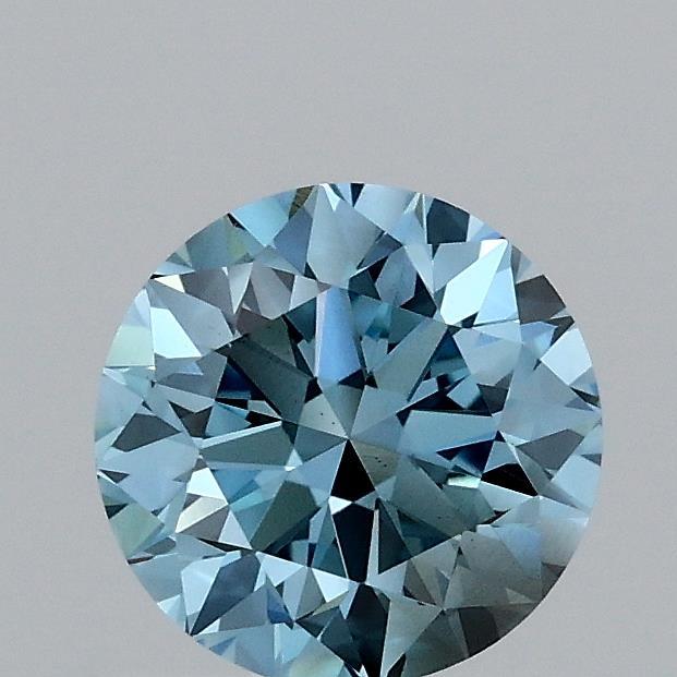 1.00 Ct. Fancy Vivid Blue Round Lab Grown Diamond