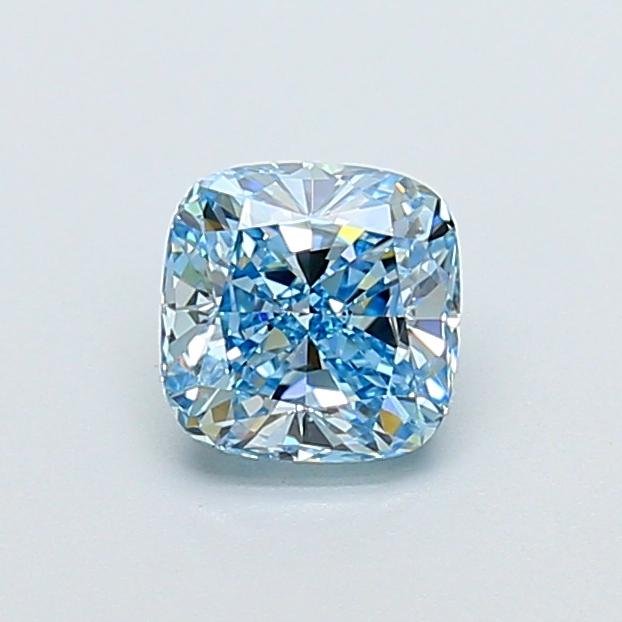 1.06 Ct. Fancy Intense Blue Cushion Lab Grown Diamond