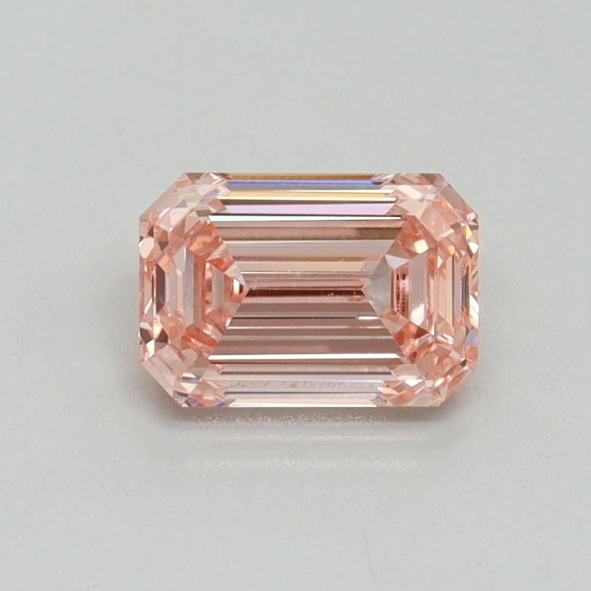 1.11 Ct. Fancy Vivid Pink Emerald Lab Grown Diamond