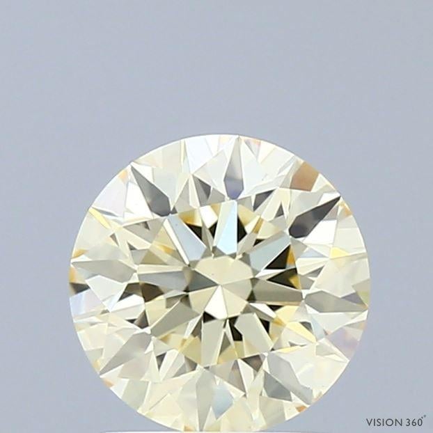 1.20 Ct. Fancy Light  Yellow Round Lab Grown Diamond