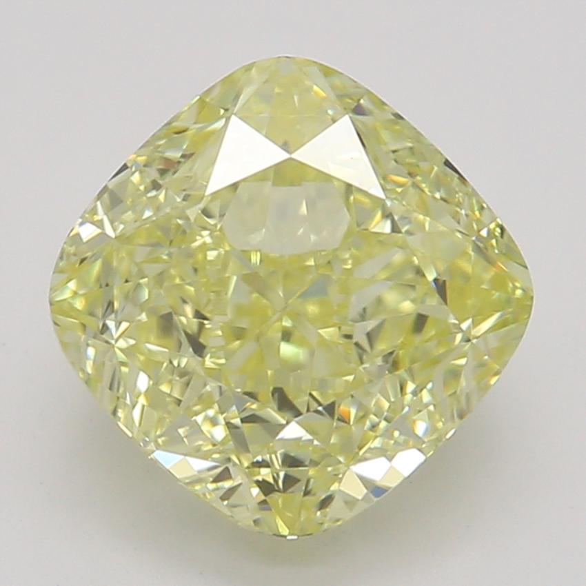 1.51 Ct. Fancy Intense Yellow Cushion Diamond