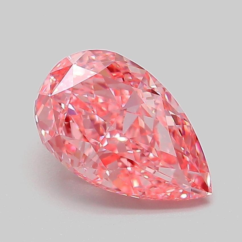 2.04 Ct. Fancy Vivid Pink Pear Lab Grown Diamond