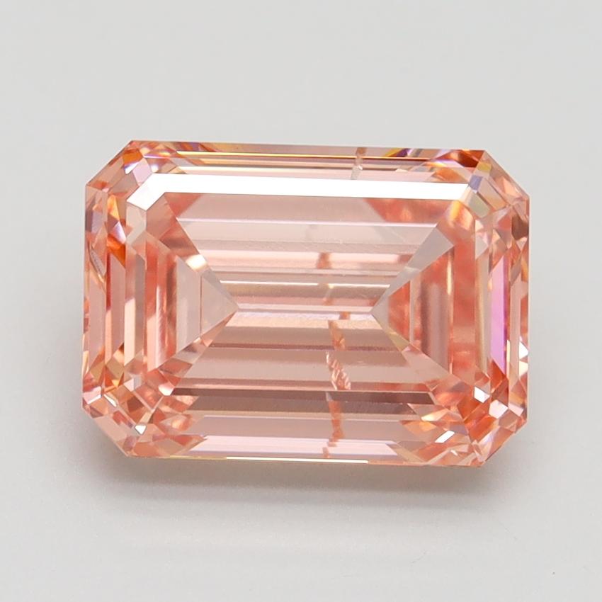 3.02 Ct. Fancy Intense Pink Emerald Lab Grown Diamond