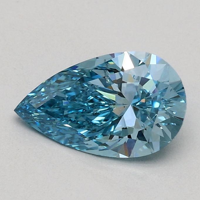 0.50 Ct. Fancy Vivid Blue Pear Lab Grown Diamond
