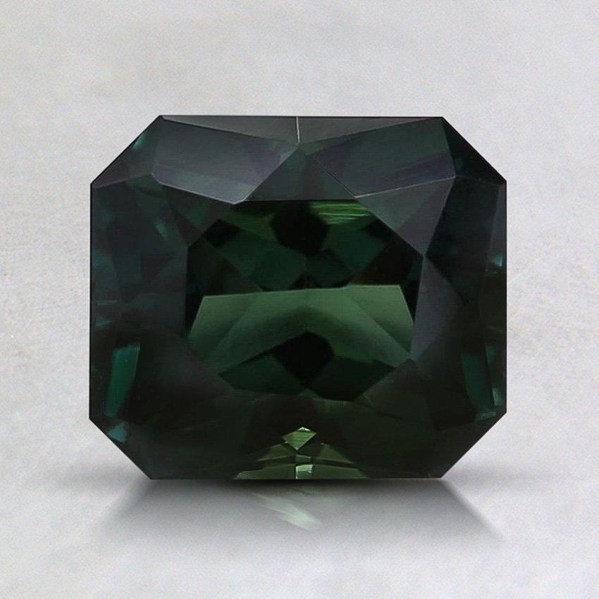 7X6mm Unheated Teal Radiant Sapphire