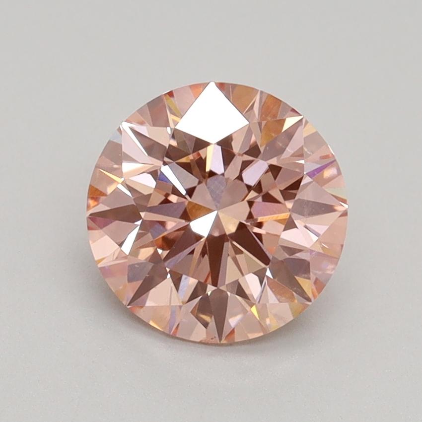 1.51 Ct. Fancy Intense Pink Round Lab Grown Diamond