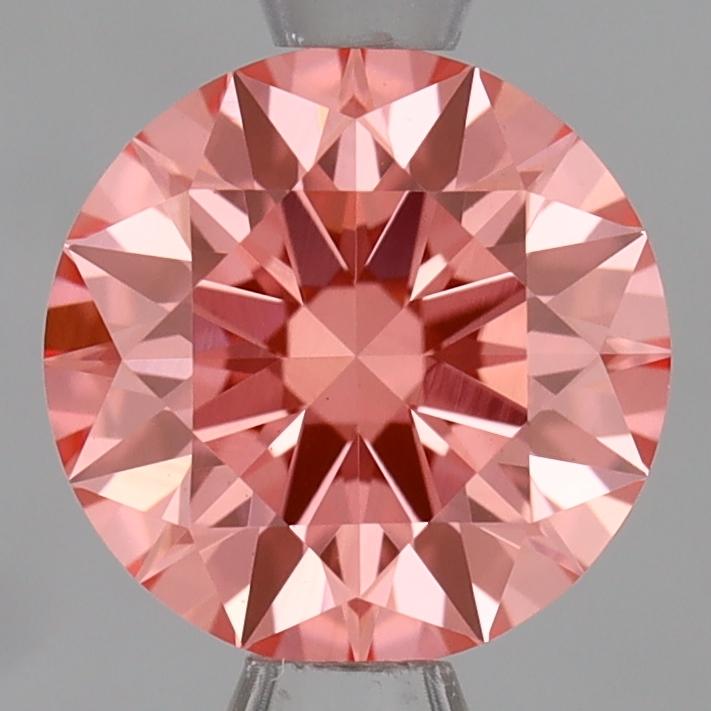 1.06 Ct. Fancy Vivid Pink Round Lab Grown Diamond