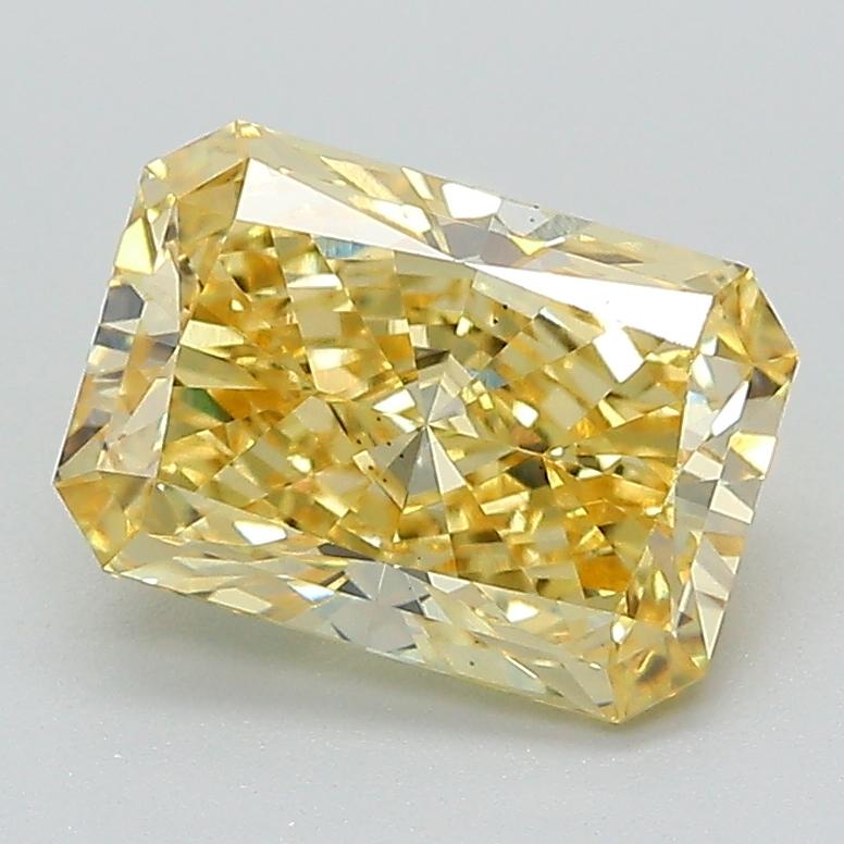 2.07 Ct. Fancy Vivid Yellow Radiant Lab Grown Diamond