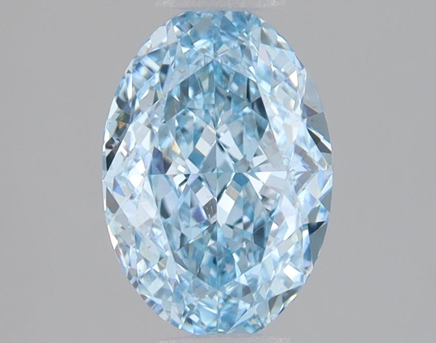 1.60 Ct. Fancy Intense Blue Oval Lab Grown Diamond