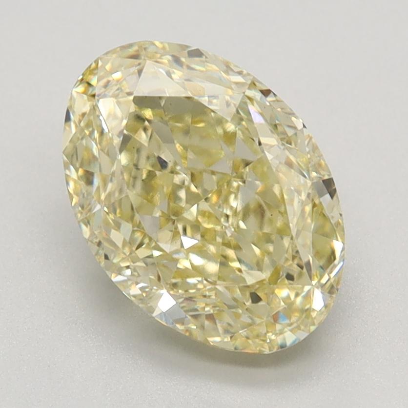2.02 Ct. Fancy Intense Yellow Oval Lab Grown Diamond