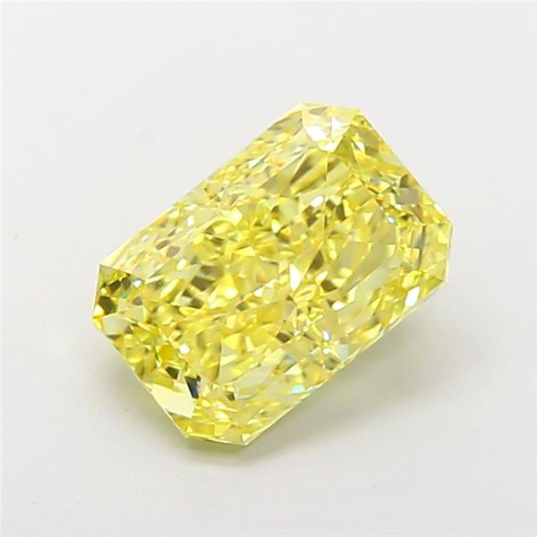 3.52 Ct. Fancy Intense Yellow Radiant Lab Grown Diamond